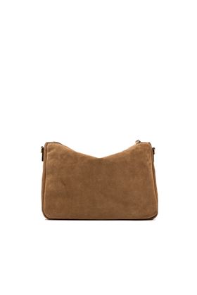 Tracolla Gianni Chiarin in camoscio colore caramello. GIANNI CHIARINI | 10225-CARAMEL